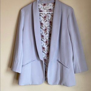Skies Are Blue Hannah Modal Scuba Blazer Sz XL
